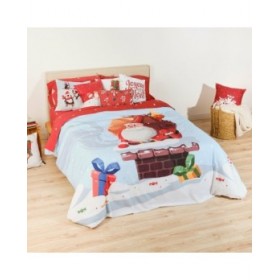 Copripiumino Decolores Laponia Multicolore 175 Fili 140 x 200 cm Singolo