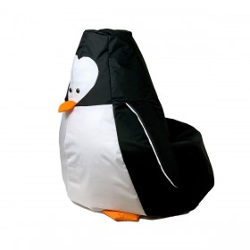 Puff GO GIFT Bianco Nero Oxford Pinguino 105 x 80 cm