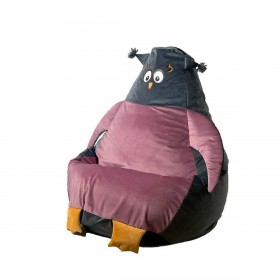 Puff GO GIFT Grigio Rosa Oxford 130 x 90 cm
