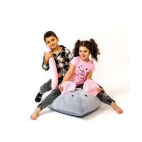 Puff GO GIFT Grigio Rosa Oxford Mouse