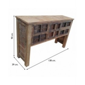 Ingresso Alexandra House Living Marrone 39 x 90 x 138 cm