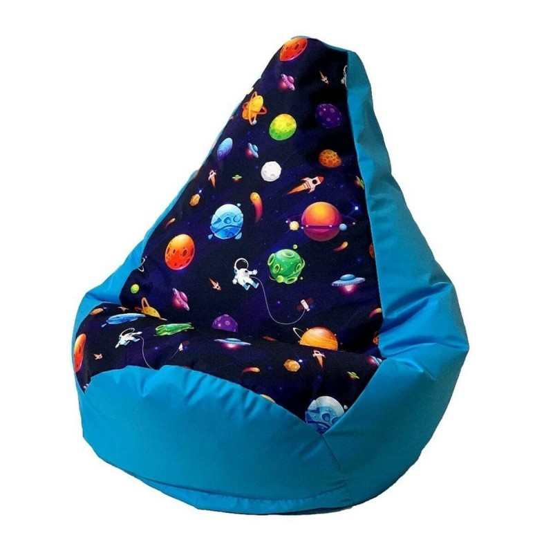 Puff GO GIFT Azzurro 140 x 100 cm Pera