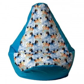 Puff GO GIFT Azzurro 140 x 100 cm Pera