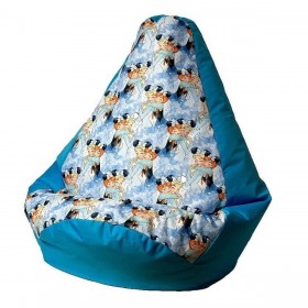 Puff GO GIFT Azzurro 140 x 100 cm Pera
