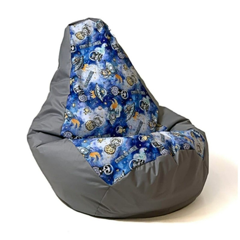 Puff GO GIFT Grigio 105 x 80 cm Pera
