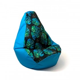 Puff GO GIFT Azzurro 140 x 100 cm Pera
