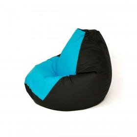 Puff GO GIFT Azzurro Nero 140 x 100 cm Pera