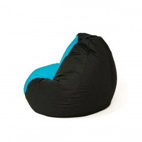 Puff GO GIFT Azzurro Nero 140 x 100 cm Pera