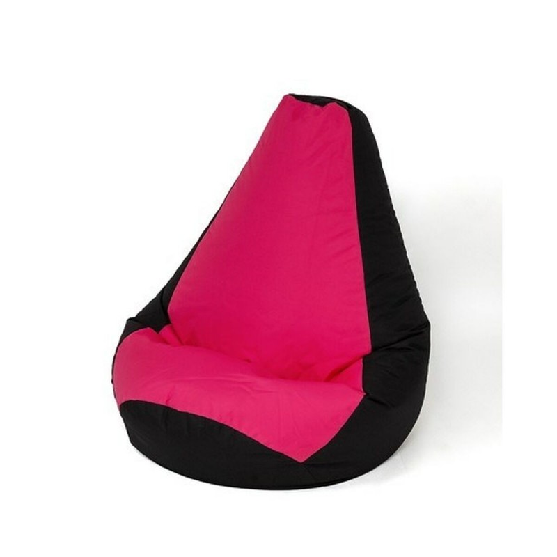 Puff GO GIFT Nero Rosa 105 x 80 cm Pera