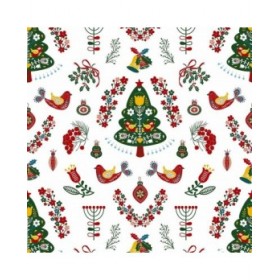 Copripiumino Decolores Laponia Multicolore 175 Fili 220 x 220 cm Ala francese