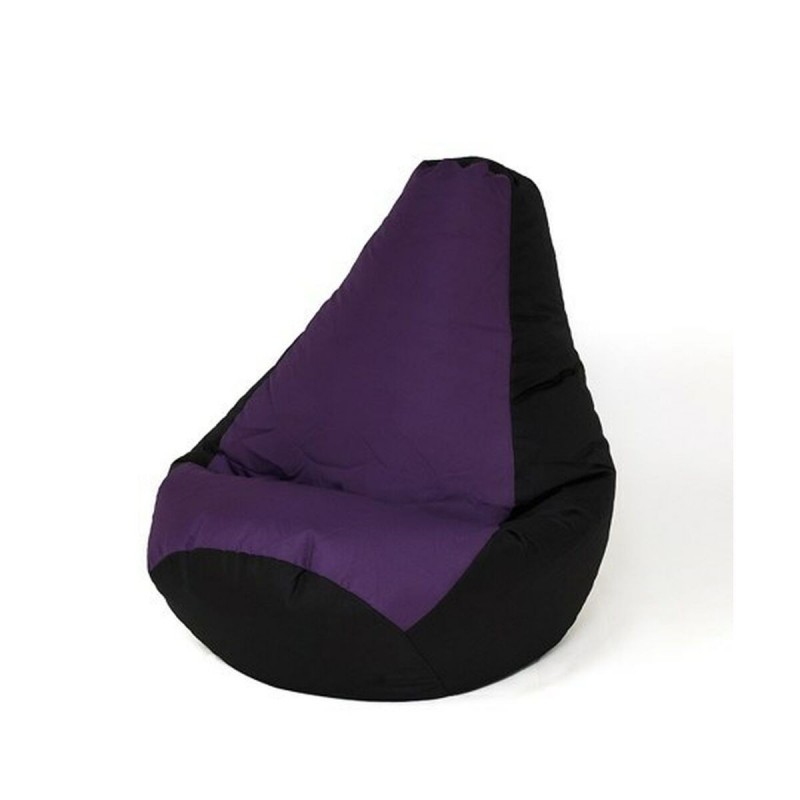 Puff GO GIFT Nero Porpora 105 x 80 cm Pera