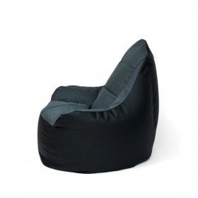 Puff GO GIFT Nero Grafite Oxford tejido antidesgarros