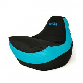 Puff GO GIFT Azzurro Nero Oxford tejido antidesgarros 140 x 100 x 100 cm 140 x 100 cm