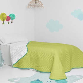 Trapunta HappyFriday Basic Kids Arista Verde 200 x 260 cm
