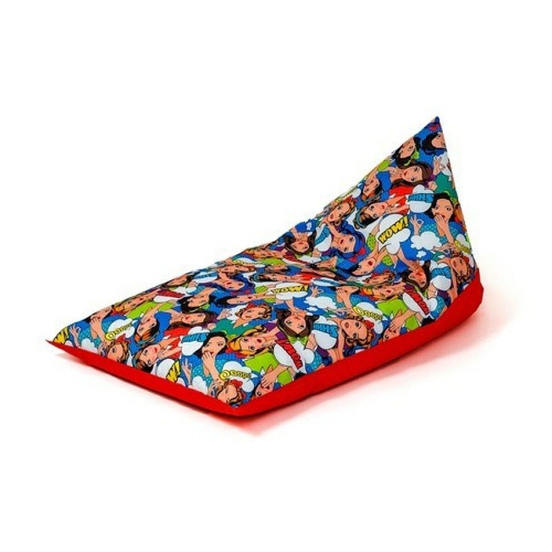 Puff GO GIFT Rosso Oxford tejido antidesgarros