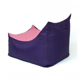 Puff GO GIFT Rosa Porpora Oxford tejido antidesgarros