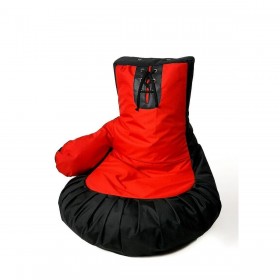 Puff GO GIFT Nero Rosso Oxford Guantone da boxe 130 x 90 cm