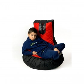 Puff GO GIFT Nero Rosso Oxford Guantone da boxe 130 x 90 cm