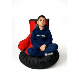 Puff GO GIFT Nero Rosso Oxford Guantone da boxe 130 x 90 cm