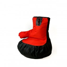 Puff GO GIFT Nero Rosso Oxford Guantone da boxe 130 x 90 cm