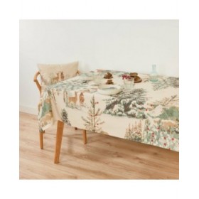 Tovaglia antimacchia Belum Christmas Deer Multicolore