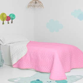 Trapunta HappyFriday Basic Kids Arista Rosa 180 x 260 cm