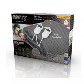 Coperta Elettrica Adler CR 7417 150 X 160 CM  Bianco Grigio Poliestere