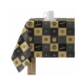 Tovaglia in resina antimacchia Harry Potter Hogwarts Christmas Multicolore 250 x 150 cm