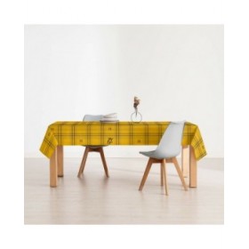 Tovaglia in resina antimacchia Harry Potter Hufflepuff Multicolore 150 x 150 cm
