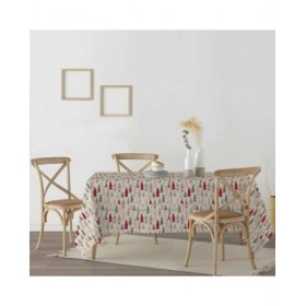 Tovaglia in resina antimacchia Belum Merry Christmas Multicolore 150 x 150 cm