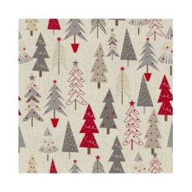 Tovaglia in resina antimacchia Belum Merry Christmas Multicolore 150 x 150 cm