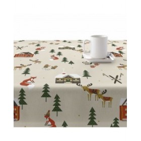 Tovaglia in resina antimacchia Belum Merry Christmas Multicolore 100 x 150 cm