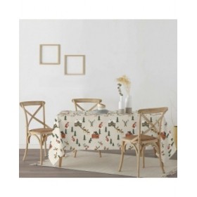 Tovaglia in resina antimacchia Belum Merry Christmas Multicolore 100 x 150 cm