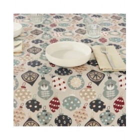 Tovaglia in resina antimacchia Belum Merry Christmas Multicolore 250 x 150 cm