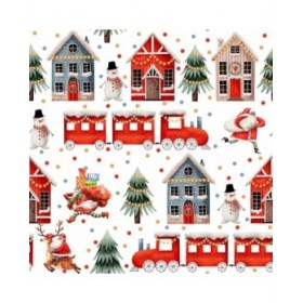 Tovaglia in resina antimacchia Belum Merry Christmas Multicolore 300 x 150 cm
