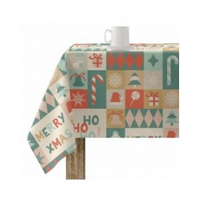 Tovaglia in resina antimacchia Belum Merry Christmas Multicolore 100 x 150 cm