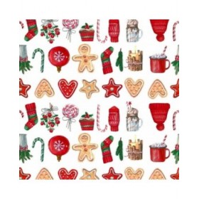 Tovaglia in resina antimacchia Belum Merry Christmas Multicolore 100 x 150 cm