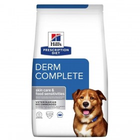 mangime Hill's Prescription Diet Derm Complete Carne Uccelli 1,5 Kg