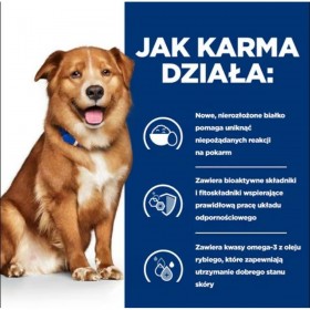 mangime Hill's Prescription Diet Derm Complete Carne Uccelli 1,5 Kg