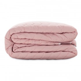 Trapunta Reversibile HappyFriday Basic Arista Grigio Rosa chiaro 240 x 260 cm