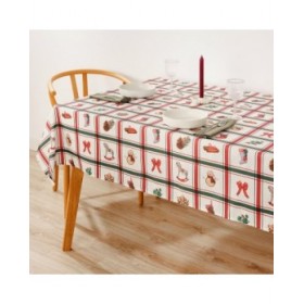 Tovaglia in resina antimacchia Belum Scottish Christmas Multicolore 300 x 150 cm