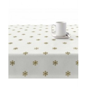 Tovaglia in resina antimacchia Belum Snowflakes Gold Multicolore 200 x 150 cm