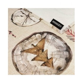 Tovaglia in resina antimacchia Belum Wooden Christmas Multicolore 100 x 150 cm