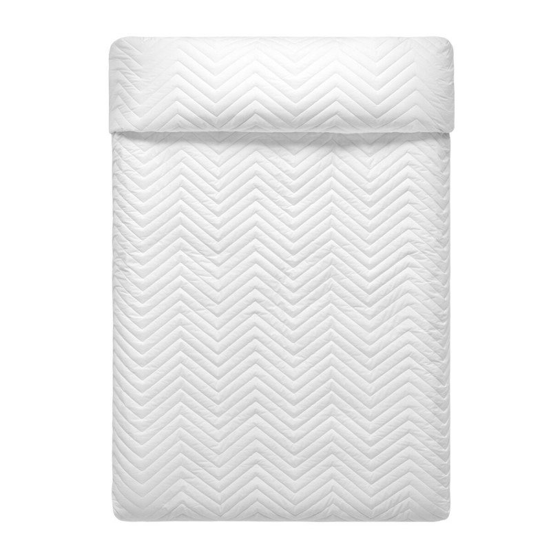 Trapunta HappyFriday Arista Bianco 270 x 260 cm