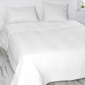Trapunta HappyFriday Arista Bianco 270 x 260 cm