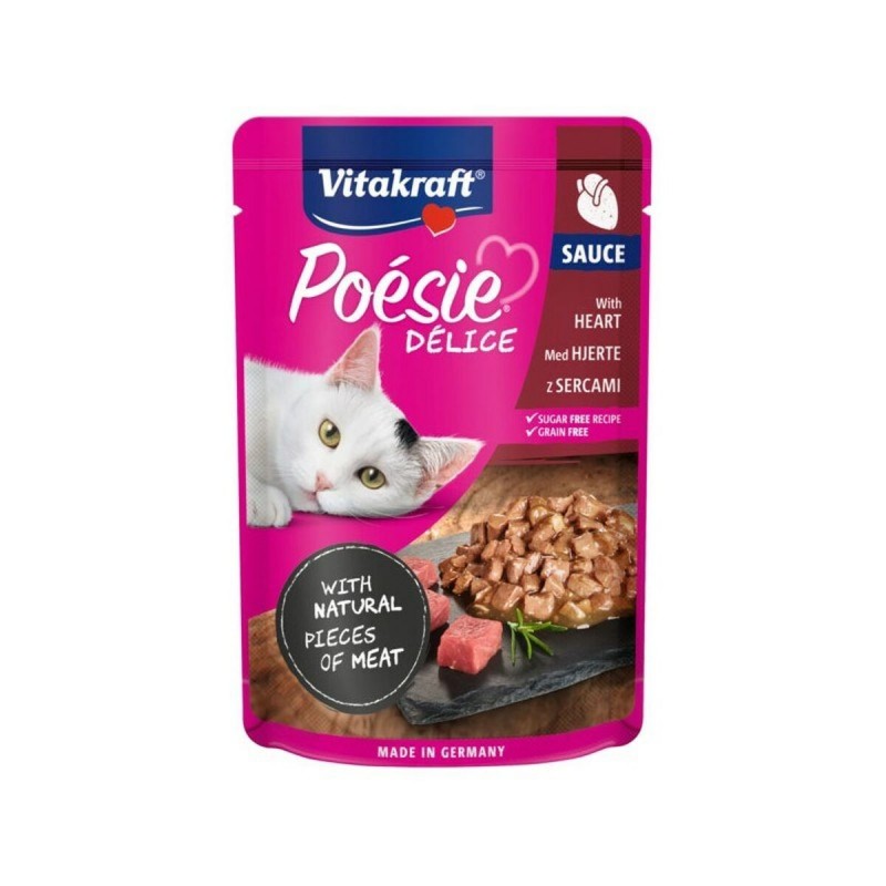 Cibo per gatti Vitakraft POESIE DELICE corazones 85 g