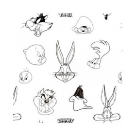 Copripiumino per Culla Looney Tunes Looney B&W 115 x 145 cm