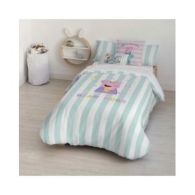 Copripiumino Peppa Pig Bear Hugs Multicolore 175 Fili 180 x 220 cm