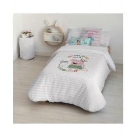 Copripiumino Peppa Pig Find Joy Multicolore 175 Fili 155 x 220 cm