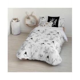 Copripiumino Looney Tunes Looney B&W Bianco black 140 x 200 cm